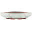 Runder blauer Bonsai-Topf von Eime Yozan - 154 x 154 x 32 mm