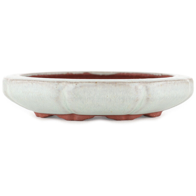 Vaso bonsai rotondo blu di Eime Yozan - 154 x 154 x 32 mm