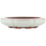 Runder blauer Bonsai-Topf von Eime Yozan - 154 x 154 x 32 mm