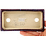 Rectangular multicolor red bonsai pot by Biko - 152 x 75 x 27 mm