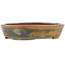 Pot à bonsaï ovale vert de Seiko - 118 x 98 x 26 mm