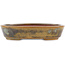Pot à bonsaï ovale vert de Seiko - 118 x 98 x 26 mm