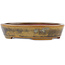 Pot à bonsaï ovale vert de Seiko - 118 x 98 x 26 mm