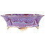 Vaso bonsai multicolore viola e blu Mokko di Keiun Fukuda - 176 x 157 x 57 mm