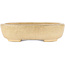 Pot à bonsaï rond craquelé blanc cassé par Ikkou - 101 x 79 x 26 mm