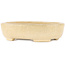 Pot à bonsaï rond craquelé blanc cassé par Ikkou - 101 x 79 x 26 mm