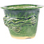 Vaso bonsai rotondo verde di Masashi Furumoto - 110 x 110 x 80 mm