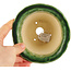 Vaso bonsai rotondo verde di Masashi Furumoto - 115 x 115 x 92 mm