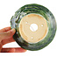 Ronde groene bonsaipot van Masashi Furumoto - 125 x 125 x 86 mm
