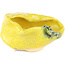 Pot à bonsaï rond jaune de Masashi Furumoto - 113 x 85 x 50 mm