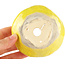 Maceta redonda amarilla para bonsái de Masashi Furumoto - 90 x 90 x 50 mm