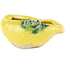 Pot à bonsaï rond jaune de Masashi Furumoto - 100 x 95 x 45 mm