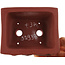 Maceta rectangular sin esmaltar para bonsái de Kakuzan - 110 x 93 x 45 mm