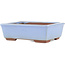 Maceta rectangular azul para bonsái de Bunzan (Seto) - 122 x 97 x 37 mm