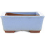 Maceta rectangular azul para bonsái de Bunzan (Seto) - 122 x 97 x 37 mm