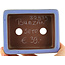 Maceta rectangular azul para bonsái de Bunzan (Seto) - 122 x 97 x 37 mm