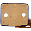 Rectangular blue bonsai pot by Yamafusa - 135 x 110 x 35 mm