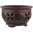 Pot à bonsaï rond non émaillé de Bigei - 121 x 121 x 75 mm