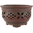 Pot à bonsaï rond non émaillé de Bigei - 121 x 121 x 75 mm