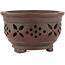 Pot à bonsaï rond non émaillé de Bigei - 121 x 121 x 75 mm