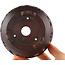 Ronde ongeglazuurde bonsaipot van Bigei - 121 x 121 x 75 mm