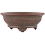 Pot à bonsaï rond non émaillé de Bigei - 135 x 135 x 55 mm
