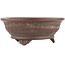 Pot à bonsaï rond non émaillé de Bigei - 135 x 135 x 55 mm