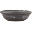 Ronde ongeglazuurde bonsaipot van Bigei - 110 x 110 x 30 mm