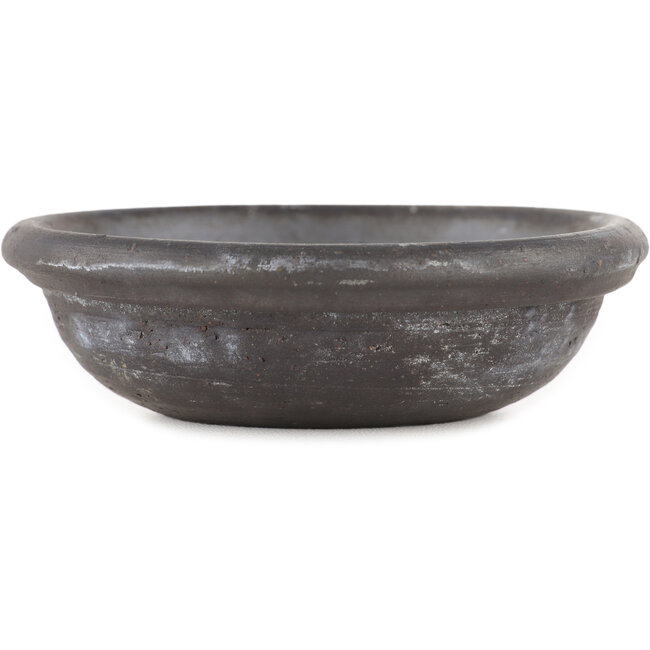 Pot à bonsaï rond non émaillé de Bigei - 110 x 110 x 30 mm