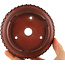 Pot à bonsaï rond non émaillé de Bigei - 120 x 120 x 35 mm