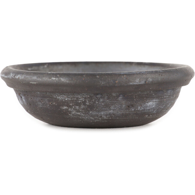 Pot à bonsaï rond non émaillé de Bigei - 110 x 110 x 30 mm