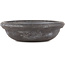 Ronde ongeglazuurde bonsaipot van Bigei - 110 x 110 x 30 mm