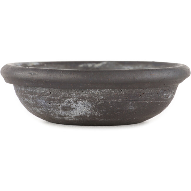 Pot à bonsaï rond non émaillé de Bigei - 110 x 110 x 30 mm