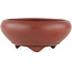 Round unglazed bonsai pot by Bigei - 95 x 95 x 40 mm