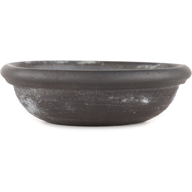 Pot à bonsaï rond non émaillé de Bigei - 110 x 110 x 30 mm