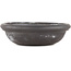 Ronde ongeglazuurde bonsaipot van Bigei - 110 x 110 x 30 mm