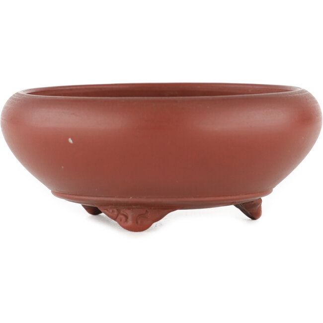 Vaso bonsai rotondo non smaltato di Bigei - 95 x 95 x 40 mm