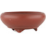 Round unglazed bonsai pot by Bigei - 95 x 95 x 40 mm