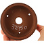 Pot à bonsaï rond non émaillé de Bigei - 90 x 90 x 32 mm