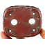 Pot à bonsaï rectangulaire non émaillé de Bigei - 99 x 81 x 35 mm