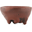 Ronde ongeglazuurde bonsaipot van Bigei - 50 x 50 x 25 mm