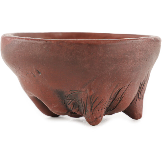 Pot à bonsaï rond non émaillé de Bigei - 50 x 50 x 25 mm