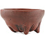Ronde ongeglazuurde bonsaipot van Bigei - 50 x 50 x 25 mm