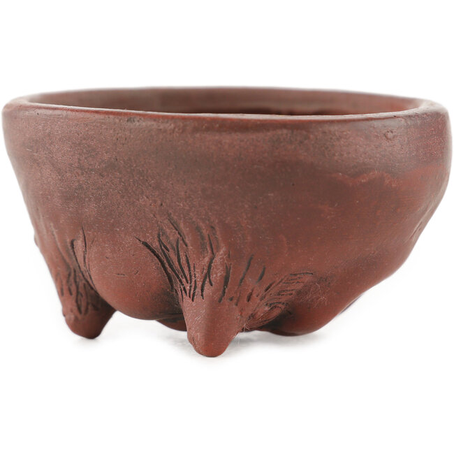 Pot à bonsaï rond non émaillé de Bigei - 50 x 50 x 25 mm