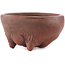 Ronde ongeglazuurde bonsaipot van Bigei - 50 x 50 x 25 mm
