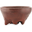 Ronde ongeglazuurde bonsaipot van Bigei - 50 x 50 x 25 mm