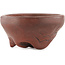Ronde ongeglazuurde bonsaipot van Bigei - 50 x 50 x 25 mm