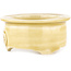Ronde beige bonsai pot van Tokoname - 60 x 60 x 30 mm