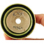 Pot à bonsaï rond vert de Tokoname - 65 x 65 x 33 mm