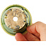Pot à bonsaï rond vert de Tokoname - 56 x 56 x 33 mm
